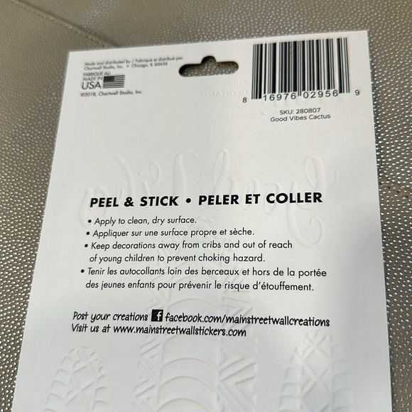 Main Street Wall Creations Peel And Stick Sahuaro Stickers. New 40 available - Picture 10 of 12